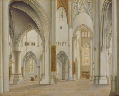 The Interior of Saint Bavo, Haarlem, 1628 by Pieter Janszoon Saenredam